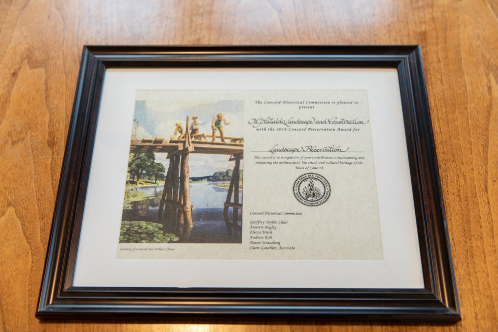 Award – Concord Historical Commission Landscape Preservation