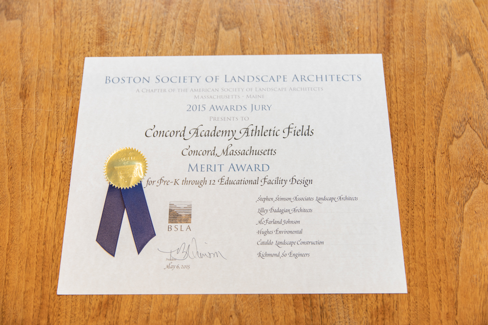 Merit Award from Boston Society of Landscape Architects